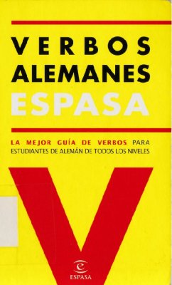 Pineda José Manuel. Verbos alemanes Espasa