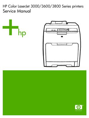 HP Color LaserJet 3000/3600/3800. Series printers. Service Manual