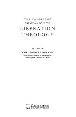 Rowland C. The Cambridge Companion to Liberation Theology (Cambridge Companions to Religion)