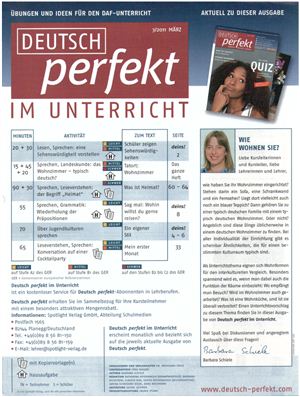 Deutsch perfekt 2011 №03 März - Im Unterricht
