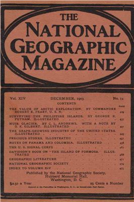 National Geographic Magazine 1903 №12