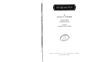 Schenker H. Harmony