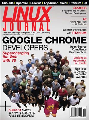 Linux Journal 2009 №185 сентябрь
