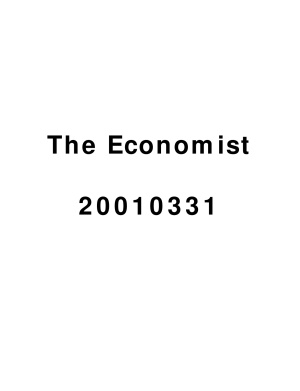 The Economist 2001.03 (March 31 - April 07)
