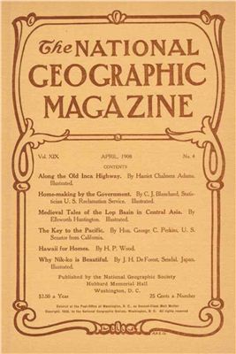 National Geographic Magazine 1908 №04