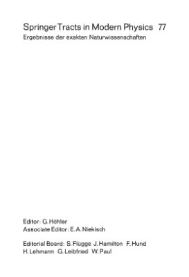 Hohler G., Niekisch E.A. (Eds.) Surface Physics