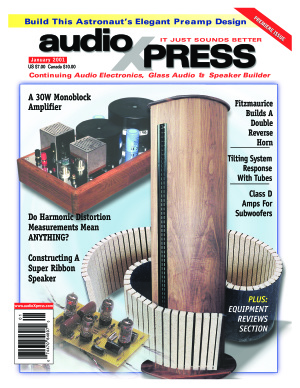 AudioXpress 2001 №01 Vol.32