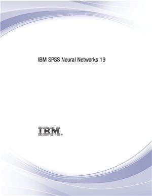 IBM SPSS Neural Networks 19