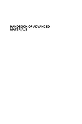 Wessel J.K. Handbook of advanced materials enabling new designs