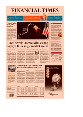 Financial Times UK Friday December 02 2016