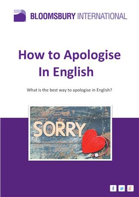 How to Apologise In English