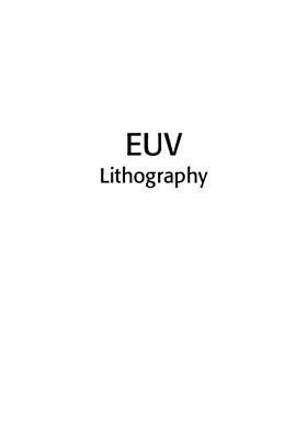Bakshi V. EUV Lithography