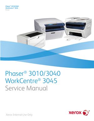 Xerox Phaser 3010/3040 WorkCentre 3045. Service Manual