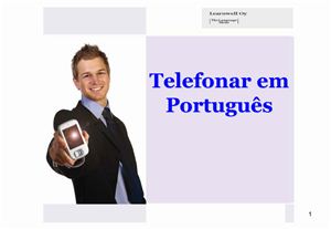 Biro B. Telefonar em Português