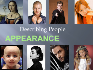 Describing People (Описание Людей)