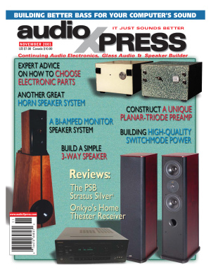 AudioXpress 2001 №11 Vol.32
