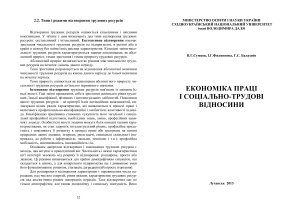 Сумцов В.Г. Економіка праці та соціально-трудові відносини