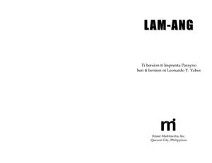 Yabes Y. Leonardo (ed.) Lam-ang
