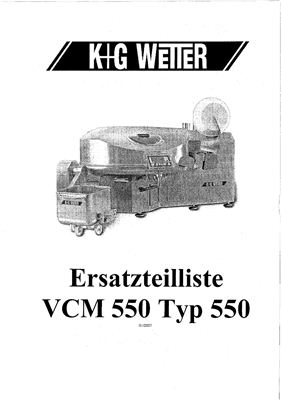 Техническое описание, инструкция по эксплуатации, паспорт: Вакуумный куттер VCM 200 STL