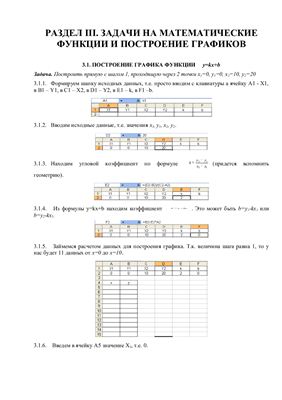 Сорокина И.Ю. Лекции по Excel. Решение уравнений и построение графиков (в примерах)