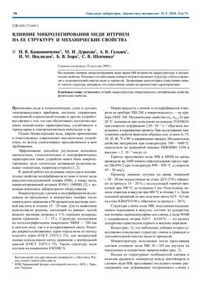 Заводская лаборатория. Диагностика материалов 2010 №05 том 76