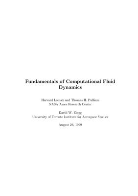 Lomax H., Pulliam T.H., Zingg D.W. Fundamentals of Computational Fluid Dynamics