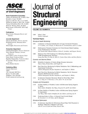 Journal of Structural Engineering 2007 №08