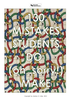 Miles Andrew D. 130 common mistakes in English