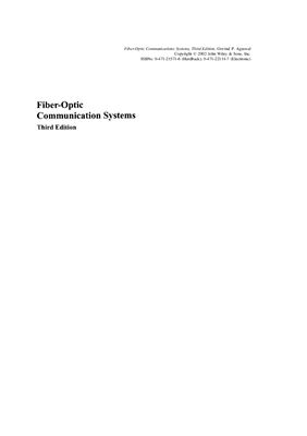 Agrawal G.P. Fiber-Optic Communication Systems
