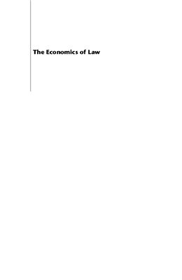Cento Veljanovski. The Economics of Law