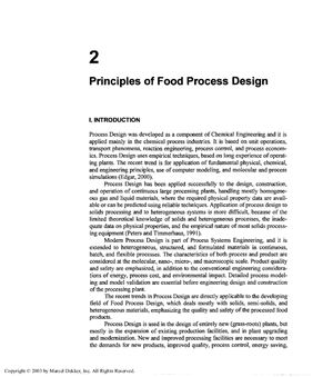 Maroulis Z. Food Process Design (Food Science and Technology)
