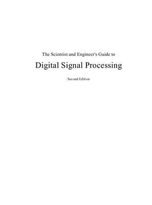 Smith S. The scientist and engineer's guide to digital signal processing