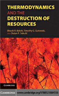 Bakshi B.R., Gutowski T., Sekulic D. (Eds.) Thermodynamics and the Destruction of Resources