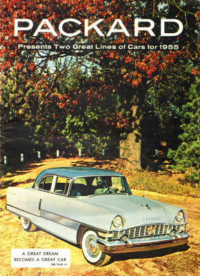 Packard Presents Two Great Lines of Cars for 1955