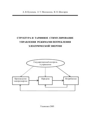 Кузнецов А.В. Структура и тарифное стимулирование управления режимами потребления электрической энергии