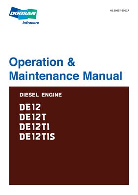 Operation & Maintenance Manual: Diesel Engine DE12, DE12T, DE12TI, DE12TIS