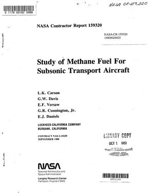 Carson L.K. Проработка применения метана как топлива для дозвуковых самолетов