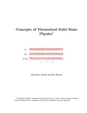 Altland A., Simons B. Concepts of Theoretical Solid State Physics