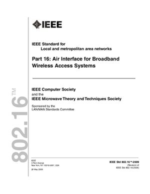 IEEE Std 802.16-2009