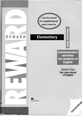 Kay Susan. Reward Elementary Resource Pack