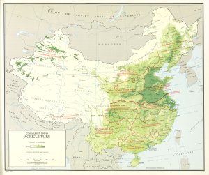 China. Agriculture Map