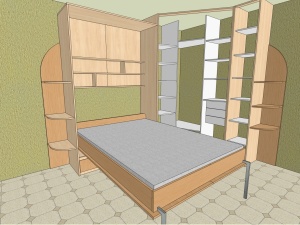 Готовые проекты кроватей и диванов - PRO100