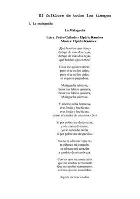 Folclore de America Latina. Лекции