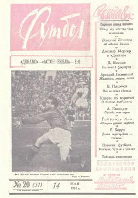 Футбол 1961 №20