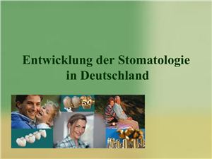 Stomatologie in Deutschland