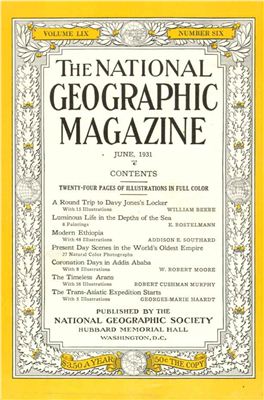 National Geographic Magazine 1931 №06