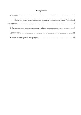 Контрольная работа по теме Специфика таможенной политики Российской Федерации