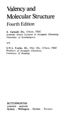 Картмелл Э., Фоулс Г.В.А. Валентность и строение молекул