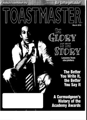Toastmaster. March 2010