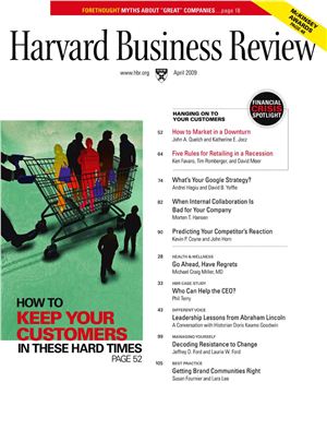 Harvard Business Review 2009 №04 April